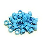 Obrączki 10mm (100 szt) 1 kolor